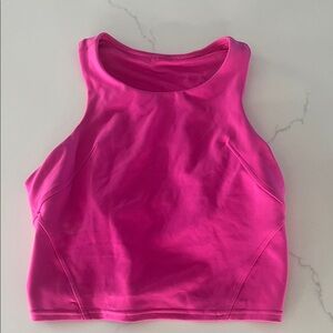 Lululemon Wunder Train Racerback Tank Top
Medium Support - Size 8 - Sonic Pink